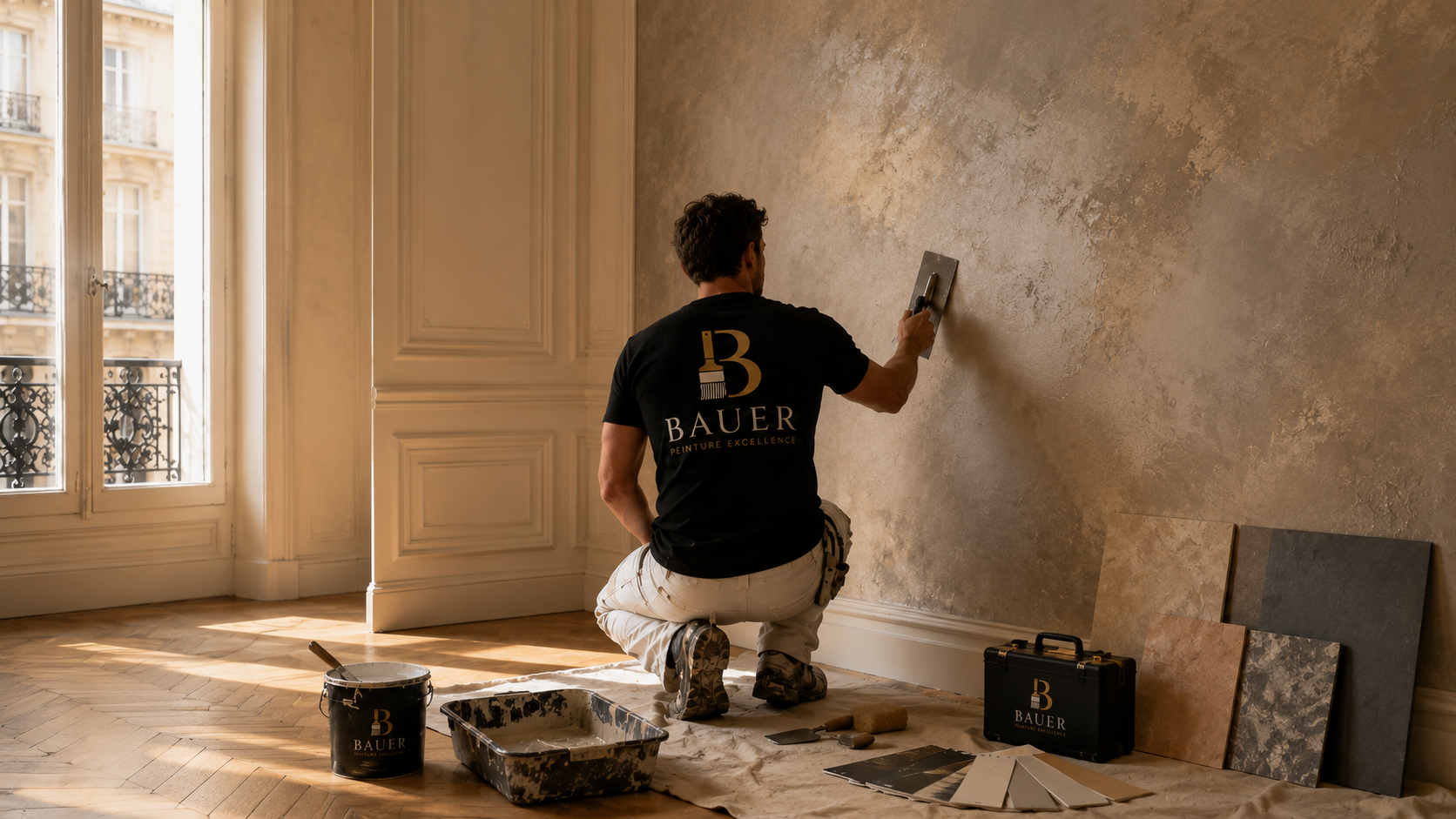 Peinture décorative et enduits : patines, badigeons, effets matières